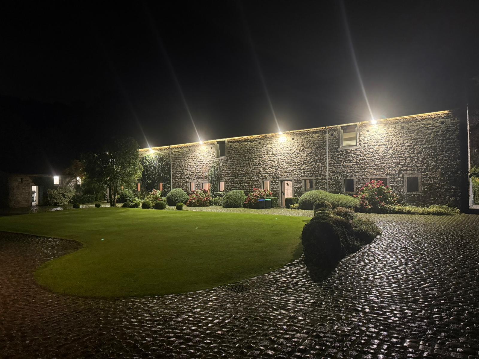 Vue nocturne élégante